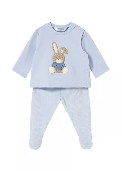 Set 2 piese - Bluza+pantaloni - bleu - Mayoral  6-9 luni