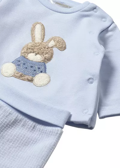 Set 2 piese - Bluza+pantaloni - bleu - Mayoral  6-9 luni