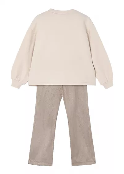 Set 2 piese - Colanti+bluza - broderie crem - Mayoral  10 ani
