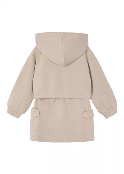 Set 2 piese - Fusta+hanorac Cargo - bej - Mayoral   8 ani