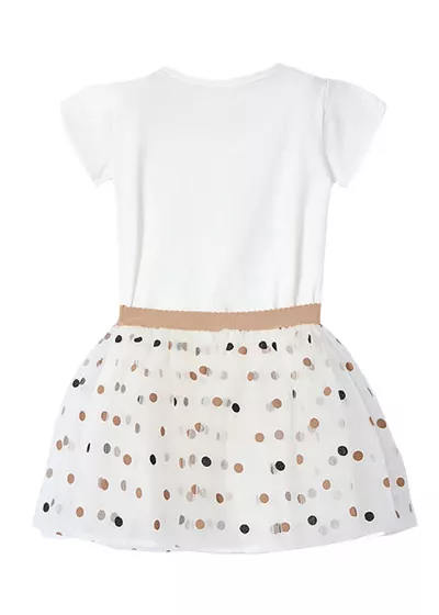 Set 2 piese - Fusta tul+tricou - catei - Mayoral   7 ani