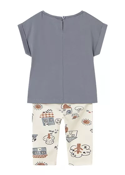 Set 2 piese - Tricou+colanti - pisica - Mayoral 