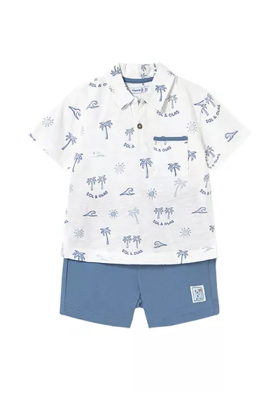 Set 2 piese - Tricou polo + Bermude - Mayoral   18 luni