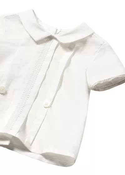 Set 2 piese ceremonie - Camasa eleganta + pantaloni scurti cu cingatoare - Mayoral 4-6 luni