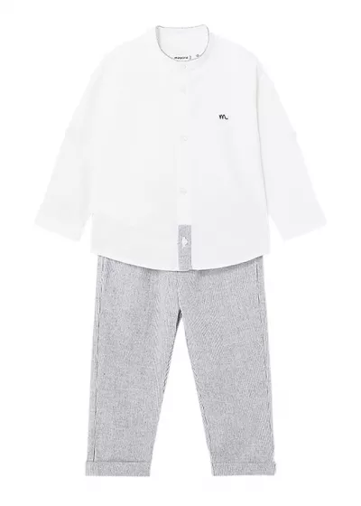 Set 2 piese din in si bumbac - Mayoral  12 luni(80 cm)