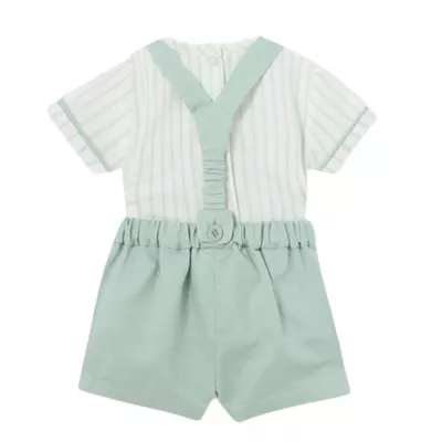 Set 2 piese din in vernil pentru nou-nascut baiat - Mayoral  12 luni