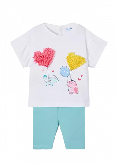 Set 2 piese ECOFRIENDS, bluza+pantaloni - Mayoral 18 luni