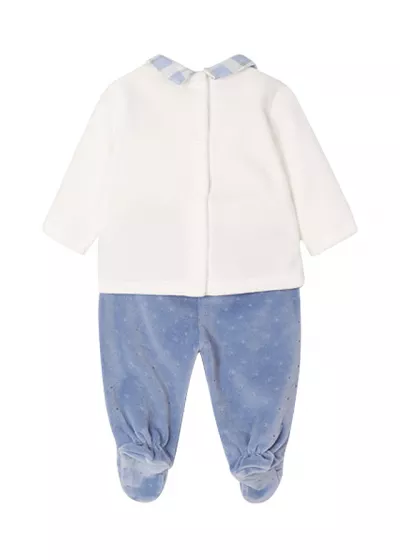 Set 2 piese - Pantaloni cu botosei + Bluza - ECOFRIENDS - Mayoral 1-2 luni