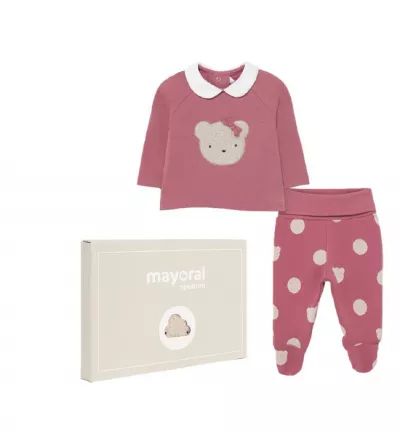 Set 2 piese - Pantaloni cu botosei ECOFRIENDS - Buline - Mayoral