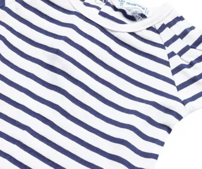 Set 2 piese - Salopeta fusta blugi cu bretele + tricou - Mayoral  2 ani
