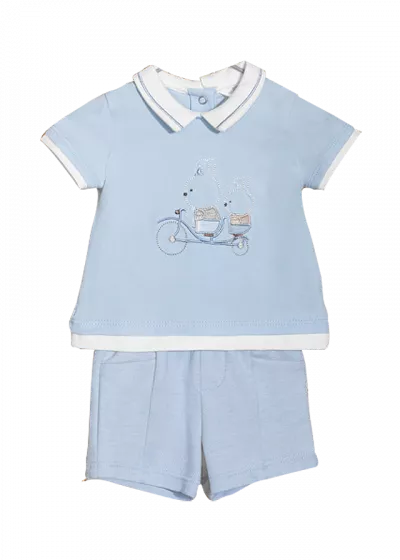Set 2 piese - Tricou + pantaloni scurti - Mayoral 6-9 luni