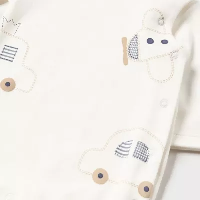 Set 2 pijamale Masina/avion bumbac BCI nou-nascut - Mayoral 2-4 luni (65 cm)