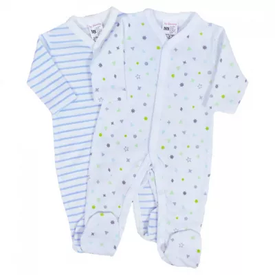 Set 2 salopete bebe baiat Stelute si linii