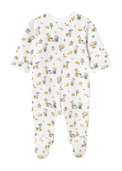 Set 2 salopete (pijamale) - iepurasi - Mayoral 1-2 luni