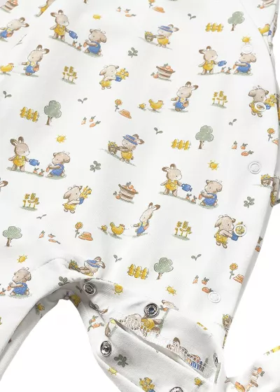 Set 2 salopete (pijamale) - iepurasi - Mayoral 1-2 luni