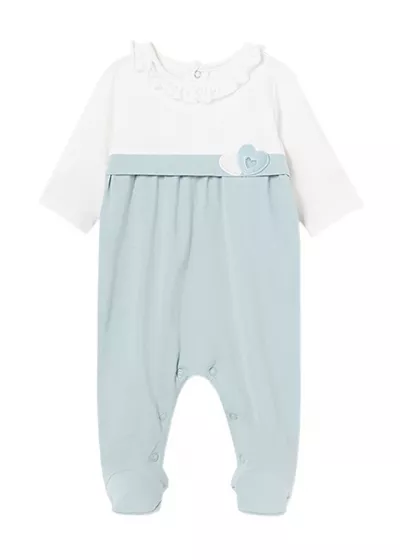 Set 2 salopete (pijamale) - Inimioare - Better Cotton- Mayoral 1-2 luni (60 cm)