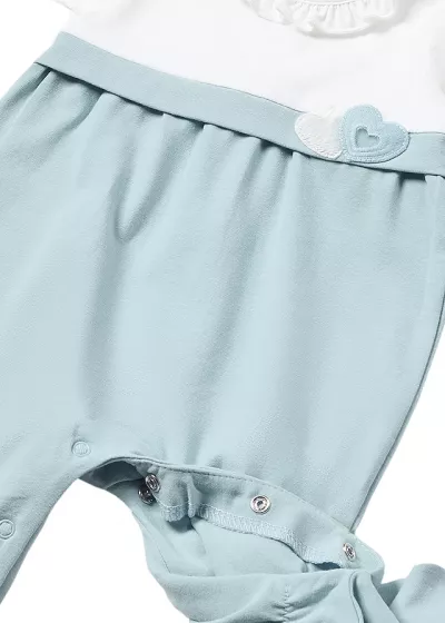 Set 2 salopete (pijamale) - Inimioare - Better Cotton- Mayoral 1-2 luni (60 cm)