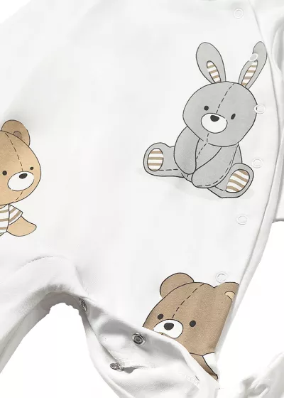 Set 2 salopete (pijamale) - ursuleti - Mayoral  2-4 luni