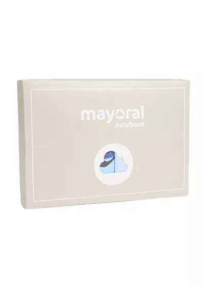 Set 2 salopete (pijamale) ECOFRIENDS - Catifea - Pinguini - Mayoral 
