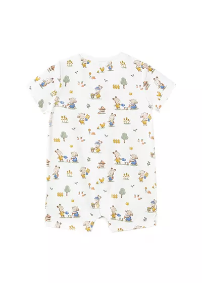 Set 2 salopete (pijamale) scurte - Mayoral 1-2 luni