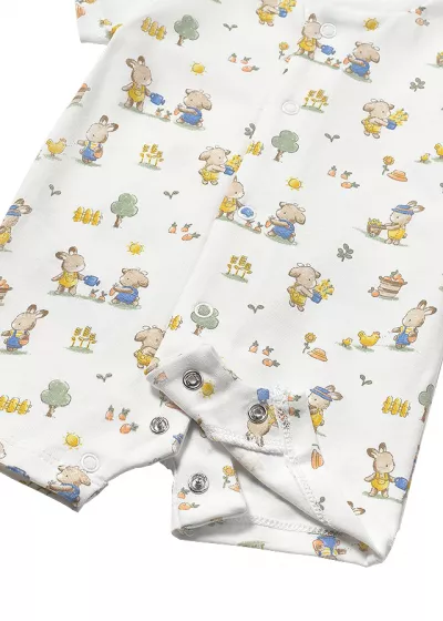 Set 2 salopete (pijamale) scurte - Mayoral 1-2 luni