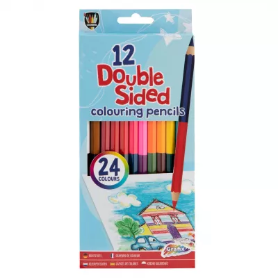 Set 24 creioane colorate duo