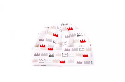 Set 2 caciulite nou-nascut Elephant Roi / Crowns