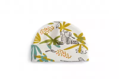Set 2 caciulite nou-nascut Jungle/Mint