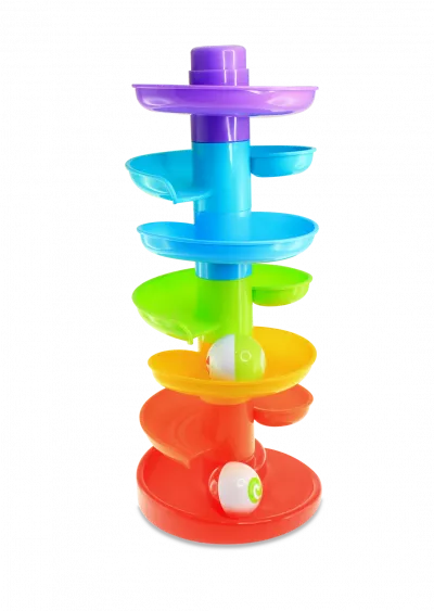 Set 3 in 1 - Autobuz cu sortator, cilindru & turnulet cu bile