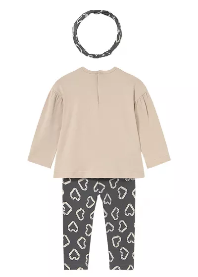 Set 3 piese - Bluza+colanti+bentita - Mayoral    4 ani