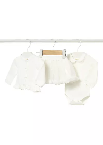 Set 3 piese - Fusta+body+jacheta - Mayoral  6-9 luni