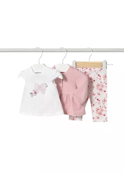 Set 3 piese - Jacheta+tricou+pantaloni - Mayoral 2-4 luni
