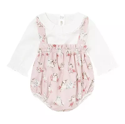 Set 3 piese - Salopeta+bluza+jacheta - roz - Mayoral 4-6 luni