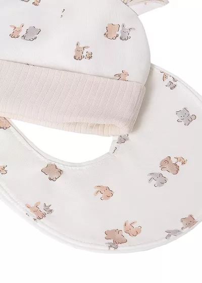 Set 3 piese - Salopeta+caciula+baveta - Mayoral 0-1 luni