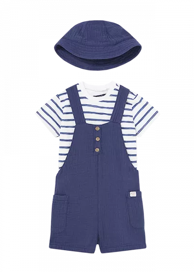 Set 3 piese dungi bleumarin Better Cotton - Mayoral 