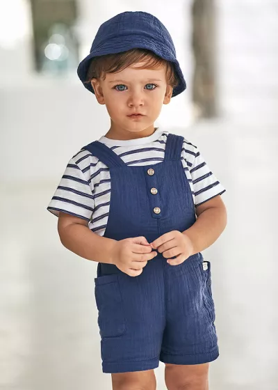 Set 3 piese dungi bleumarin Better Cotton - Mayoral 