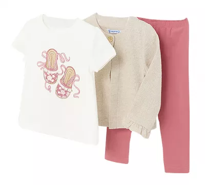 Set 3 piese, espadrile, fata - Mayoral 