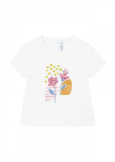 Set   3 piese flori Better Cotton -  Mayoral  12 luni (80 cm)