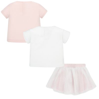 Set 3 piese fustita tul si tricouri  Little princess Mayoral 12 LUNI