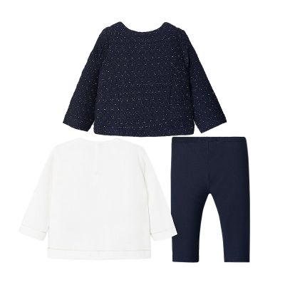 Set 3 piese leggings, fetita  - Mayoral