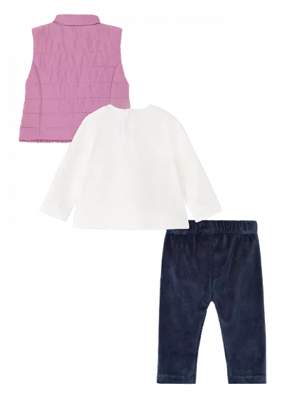 Set 3 piese - Pantaloni+bluza+vesta - Mayoral 
