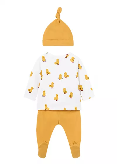 Set 3 piese Pui Better Cotton - Mayoral 1-2 luni (60 cm)