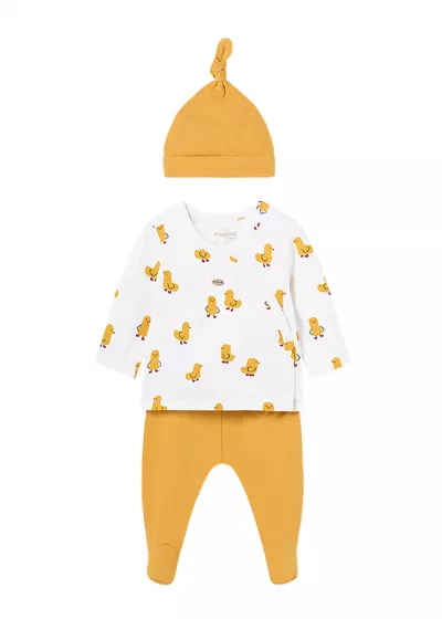 Set 3 piese Pui Better Cotton - Mayoral 4-6 luni (70 cm)