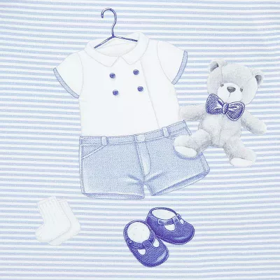 Set 3 salopete (pijamale) - Bleu - Mayoral 