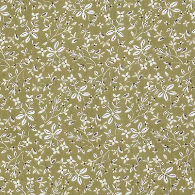 Set 3x batistute muselina Almond, White, Flowers - Buva 