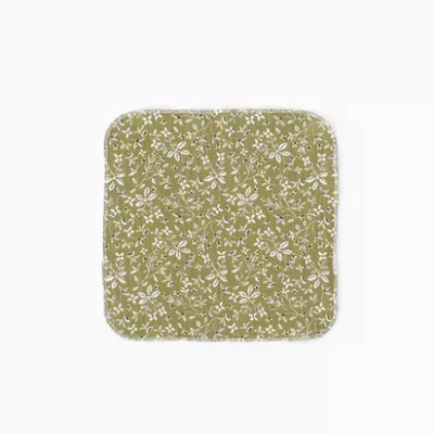 Set 3x batistute muselina Almond, White, Flowers - Buva 