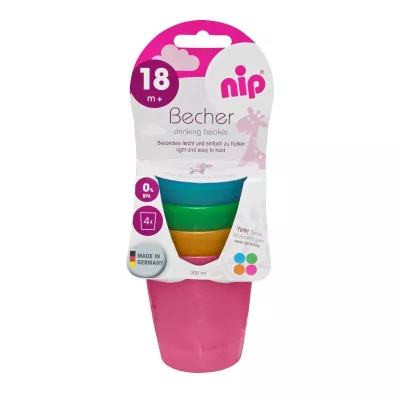 Set 4 pahare de baut 18+ Nip 37061