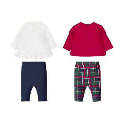 Set 4 piese - Bluza + Pantaloni, fetita - Mayoral