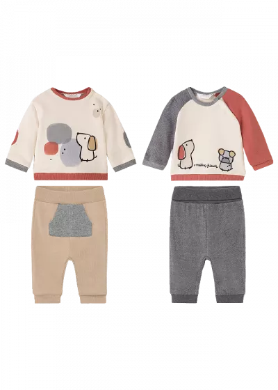 Set 4 piese - Bluza si pantaloni lungi - Mayoral 