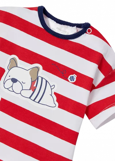 Set 4 piese - Tricou si pantaloni scurti ECOFRIENDS - Mayoral  12 luni